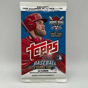 Topps Baseball Series 2 2018 confezione sigillata da 12 carte Hunt Acuna Bat Down, Ohtani RC? - Foto 1 di 2