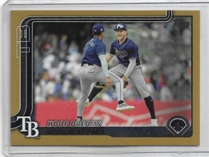 2025 Topps Series 1 Tampa Bay Rays "Hoop Dreams" GOLD Parallel #'d 1762/2025 - Picture 1 of 1