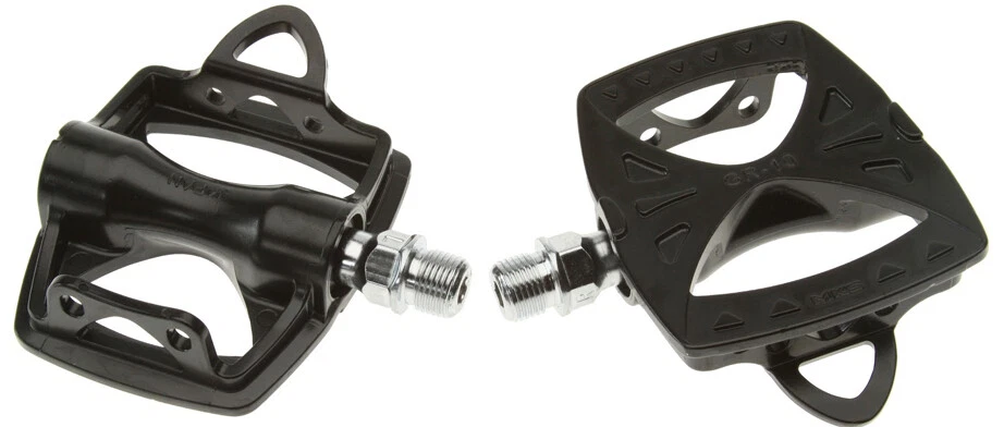 MKS GR-10 Platform Pedals BLACK 9/16" Track Fixed Gear Commuter Urban Road Bike - Image 1 of 1
