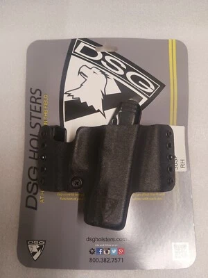 DSG Arms Hr Holster Glock 30, 30SF RIGHT HAND Black Kydex. (R16D)