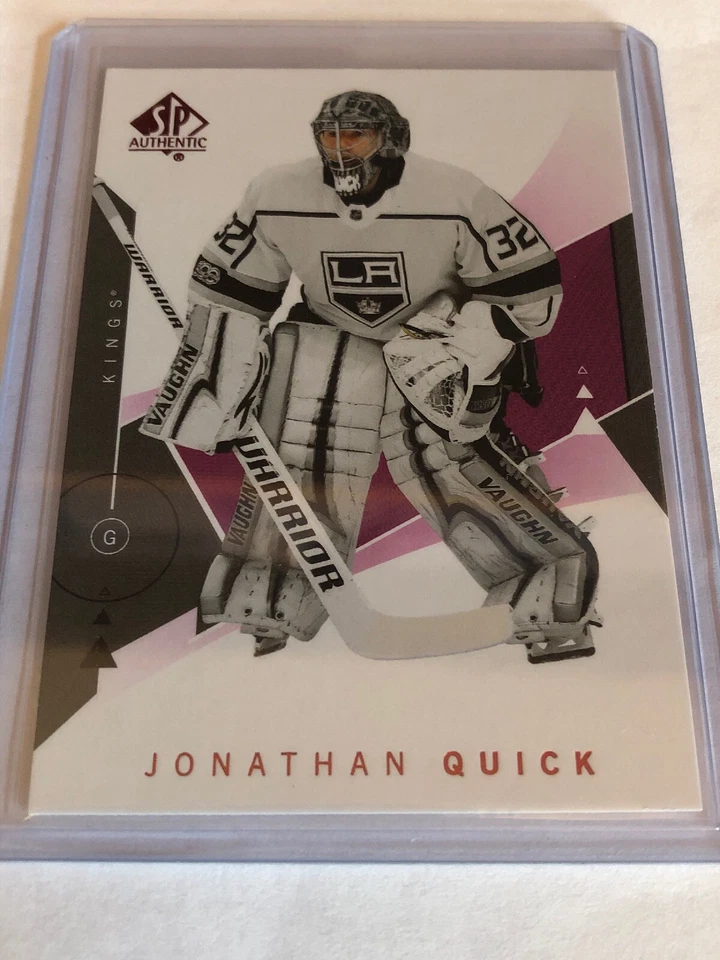 2018-19 SP Authentic Jonathan Quick Red Parallel #16 - Image 1 of 2