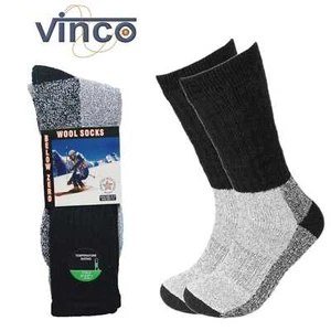 6 pares de calcetines de lana merino para hombre calcetines térmicos aislados clima frío invierno - Imagen 1 de 16