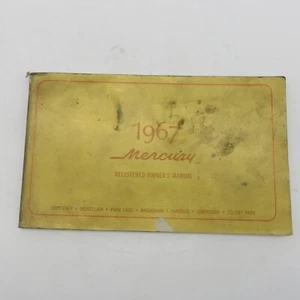 1967 Mercury Registered Owners Manual Monterey Park Lane Marquis Colony Park - Picture 1 of 7