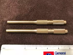 Snap-on Tools 2 Bronze Pin Punch PPB612, USA 6" Length, 3/8" diam USA From 1993 - Picture 1 of 3