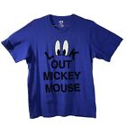 Disney &quot;Look Out Mickey Mouse&quot; felted t-shirt (Unisex XL) Uniqlo WDW / Disneylan