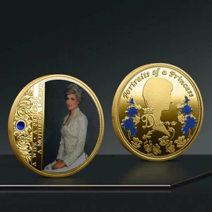 Wales Diana Princess Rose With Diamond Collection Gedenkmünze Last Rose - Bild 1 von 7