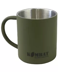 Kombat Army Stainless Steel Mug (Olive Green) hunt shoot camp - Picture 1 of 3