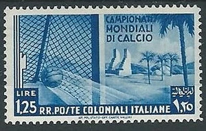 1934 EMISSIONI GENERALI MONDIALI DI CALCIO 1,25 LIRE MH * - G093 - Picture 1 of 1