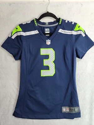Camiseta deportiva para mujer Wilson NFL On Field pequeña Seattle Seahawks azul Foto 1 de 4