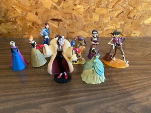 Menge 9 Disney Figuren PVC Tortenaufleger Tiana Schneewittchen Frozen Cruella Coco - Bild 1 von 8