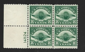 USA C4 - Radiator & Propeller - Block of 4 - MNH - Fine/ Very Fine -CV$140.00 - Picture 1 of 2