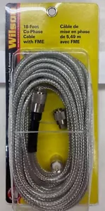 Wilson 305818FME 18 Fuß Mini 8 75 Ohm CB Antenne Ko-Phase Koaxialkabel mit FME - Bild 1 von 3