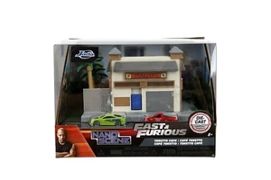JADA TOYS Jada Nano Scene Fast & Furious Diorama Dom Torreto's Market & Cafe 34914 Ford