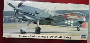 HASEGAWA HOBBY KITS OO672 MESSERSCHMITT BF109E-3 SWISS AIR FORCE 1:72 2003 - Foto 1 di 5