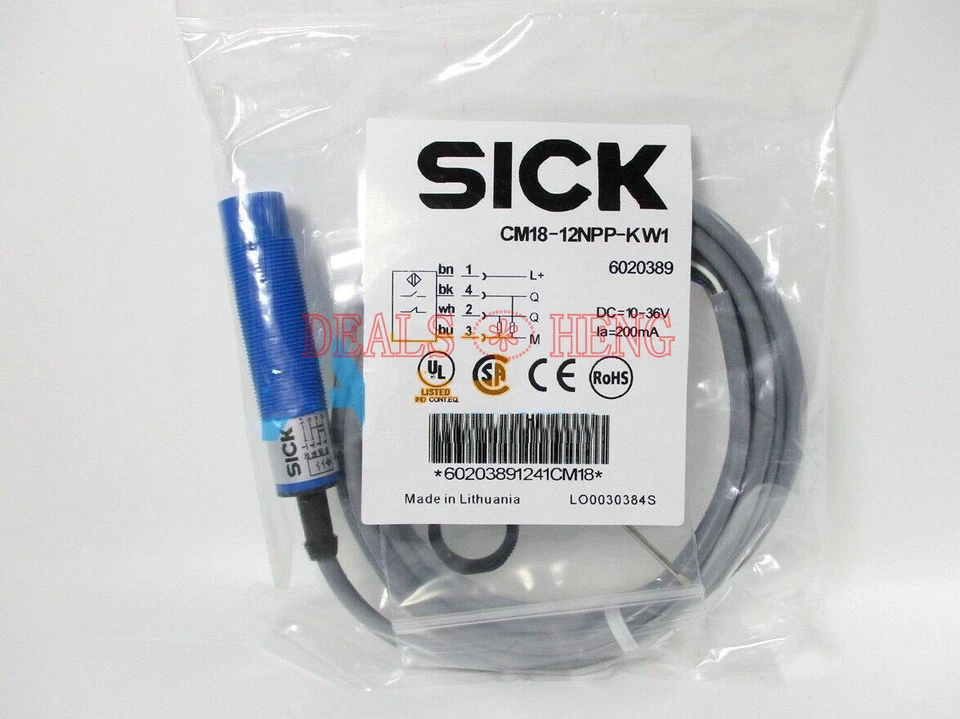 1PC SICK Proximity Switch CM18-12NPP-KW1 New - Image 1 of 1