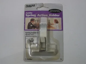 Hold-All Metal Jumbo Resorte Acción Soporte Escoba Trapeador Herramientas Blanco De Colección 1994 Nuevo de Edición - Imagen 1 de 5
