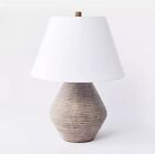 Assemble Resin Table Lamp High Quality Cotton Linen Shade Painted Finish Base