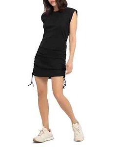 Sanctuary Drawcord Black knit, Sleeveless Mini Dress Size S  NWT Retail $79 - Picture 1 of 5