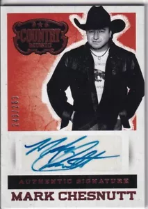 2014 Panini Country Music Autograph Trading Card Copper, Mark Chesnutt 243/263 - Picture 1 of 2