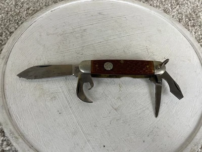 Navaja de Bolsillo Plegable Oficial Camillus Boy Scouts of America Marrón Foto 1 de 4