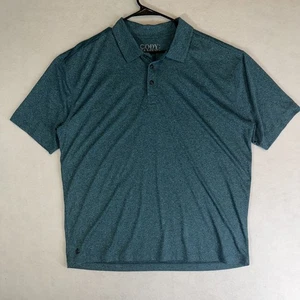 Cody James Core Polo Shirt Mens Large Green Short Sleeve Stretch Regular Fit - Picture 1 of 16