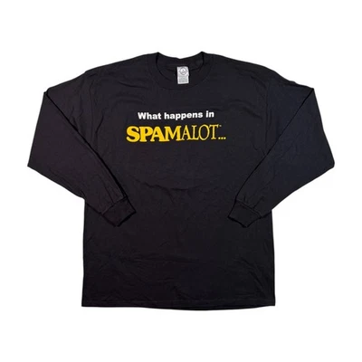 Vintage Spamalot Long Sleeve T-shirt Authentic Monty Python's Musical Tee XL - Image 1 of 4