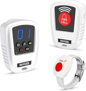 Daytech Notrufknopf Für Senioren Notruf Armband Hausnotruf Notrufarmband,Wiedera - Bild 1 von 12