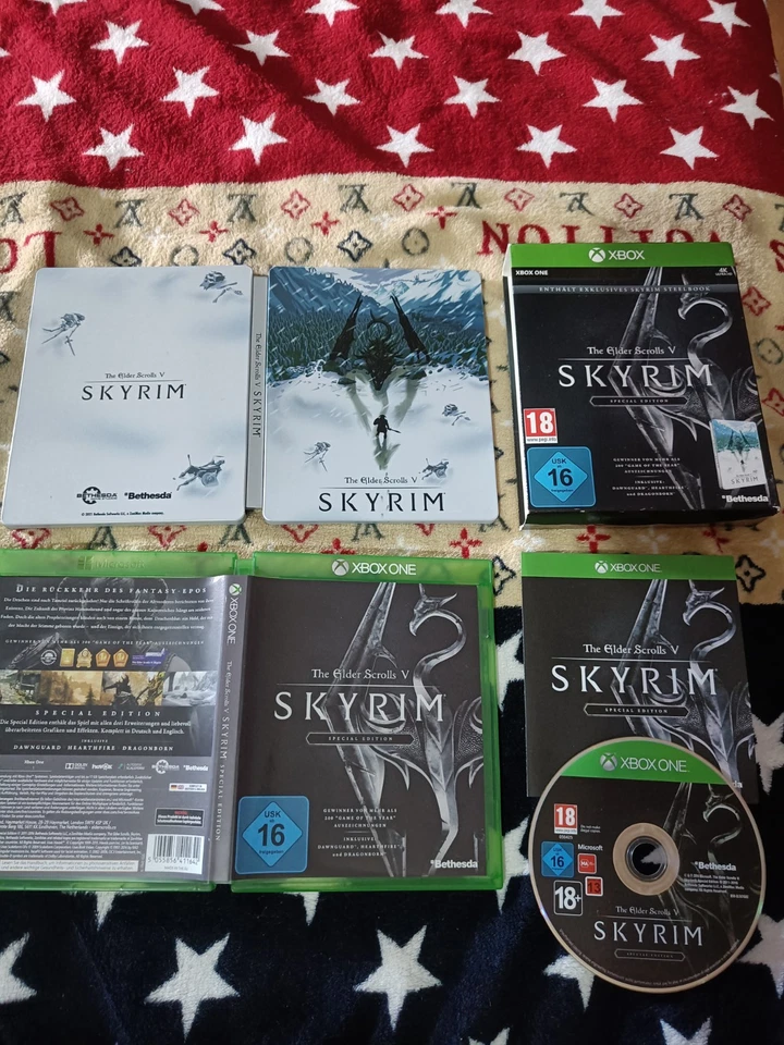 Skyrim the elder scrolls 5 V Xbox one series x special edition con steelbook  - Bild 1 von 1