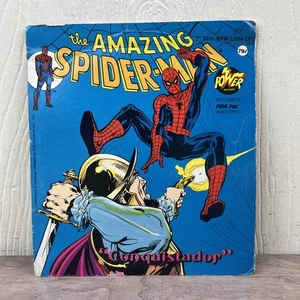 The Amazing Spider-Man Conquistador 7" 33 1/3 rpm Little LP #2297 Power record - Picture 1 of 9