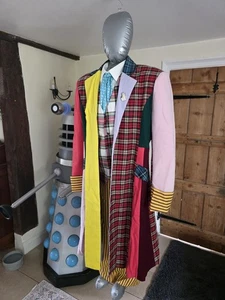 Dr Who 6th Drs Costume Colin Baker. Trousers, Shirt, Waistcoat, Necktie, Chaps - Picture 1 of 12