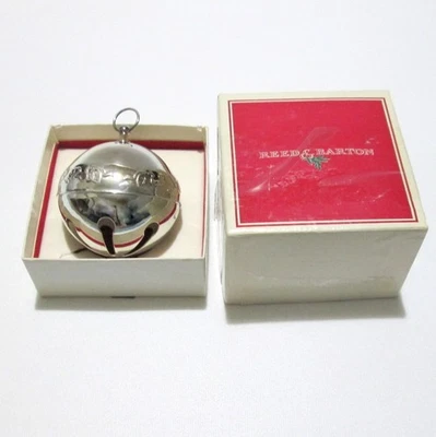 Vintage Reed & Barton Jingle Bell Ornament Possibly Silverplate -Small Flaw- - Image 1 of 4
