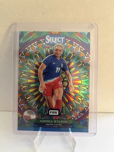 2024-24 Panini Select FIFA Stained Glass Case Hit Sophia Wilson USWNT - Picture 1 of 2