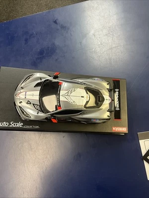 Kyosho MZP244GMW Mini-Z MR-04 Chevrolet Corvette C8.R Gunmetal/White - Image 1 of 3