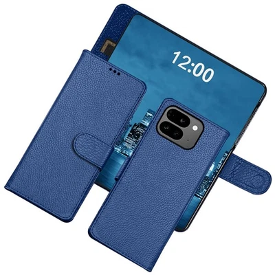 For Google Genuine Cowhide Real Leather Wallet Card Case - Image 1 of 4