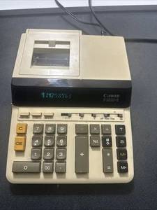 Vintage Canon Calculator Model P1210-D. Tested Works Great.Adding Machine. - Picture 1 of 8