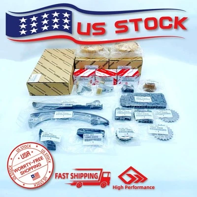 OEM New for Toyota 4 Runner Tundra Tacoma 4.0L 1GRFE Timing Chain Kit VVT Foto 1 de 4