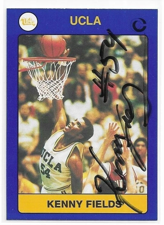 KENNY FIELDS Autographed Signed 1991 Basketball card #49 UCLA Bruins COA - Image 1 of 1