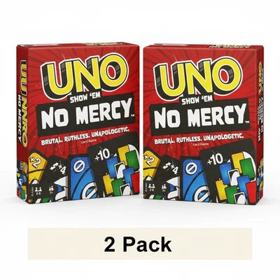 Mattel Uno Show 'Em No Mercy Family Party Card Game, Pack of 2 - Image 1 of 4