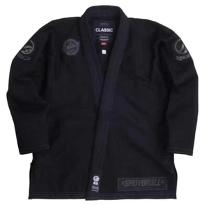 Mens BJJ Gi Shoyoroll RVCA Batch51 Japan Competitor Kimono Uniform 450 GSM Black - Picture 1 of 5