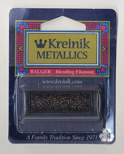 Kreinik Blend - 55 Yards of #022 Brown Metallic Blending Filament #B15 - Picture 1 of 4