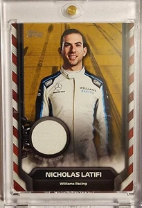 2021 Topps Formula 1 - F1R-NC Nicholas Latifi Gold Relic #24/50 - Picture 1 of 2