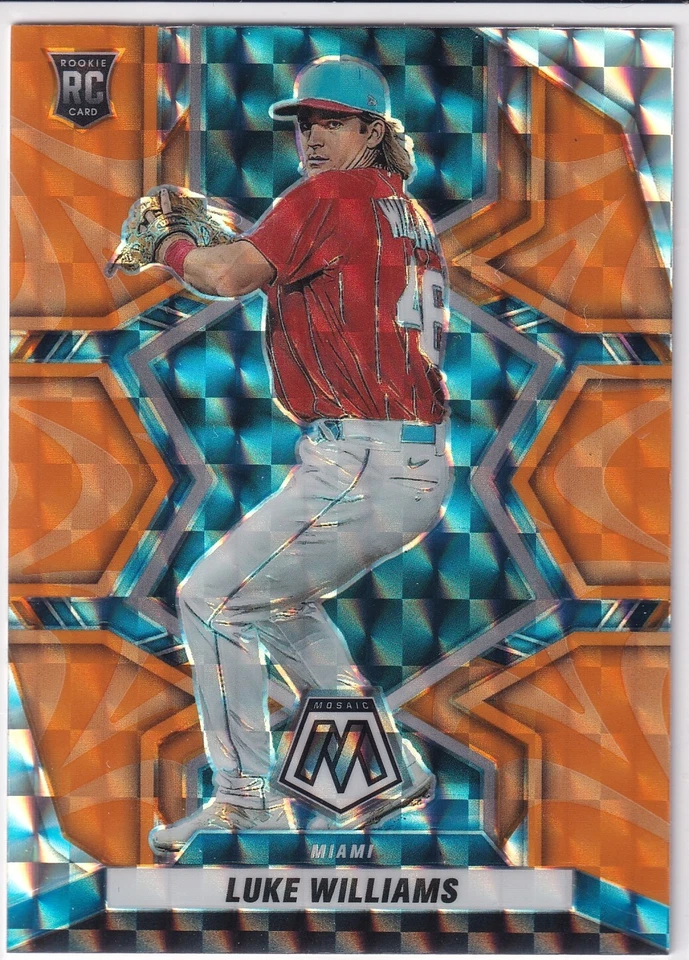 Luke Williams - Orange Mosaic - 2022 Panini Mosaic - Image 1 of 2