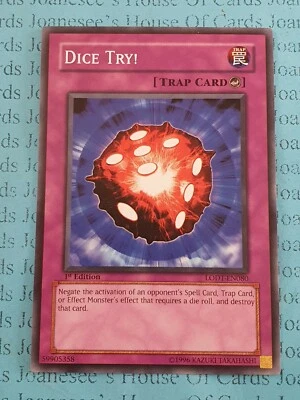 Dice Try! LODT-EN080 Yu-Gi-Oh Card 1st Edition New - Image 1 of 3