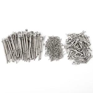 50X 3/16" T316 Stainless Steel Cable Railing Hardware Set Turnbuckle Tensioner - Picture 1 of 15