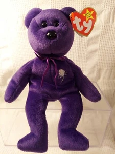 RARE Princess Diana TY Beanie Baby Bear 1997 Retired Vintage - Happy Mom Day! - Picture 1 of 7