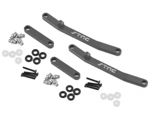 ST Racing Concepts Axial AX24 Aluminum Front & Rear Steering Links (Gun Metal) - Picture 1 of 2