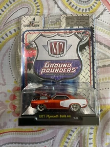 MÁQUINAS M2 POUNDERS 1971 PLYMOUTH CUDA 440 10-15 ESCALA 1:64 - Imagen 1 de 2