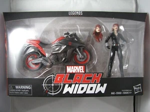 2017 Marvel Legends Series Black Widow mit Motorrad Deluxe 6 Zoll Ziel MISB - Bild 1 von 2