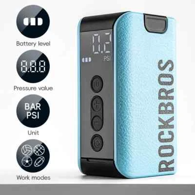 ROCKBROS Electric Air Pump For Balls Type-C Charging 1400mAh 5 Modes Portable  - Image 1 of 4