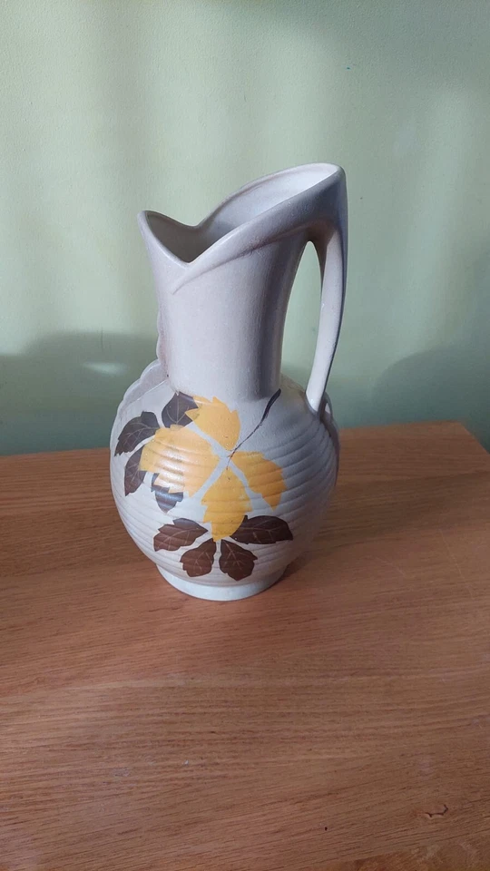Ventnor Brentleigh Ware Jug Pitcher. Art Deco Style. 1930s. 10" Tall. Vintage - Image 1 of 4